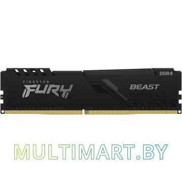 Оперативная память Kingston FURY Beast 16GB DDR4 PC4-25600 (KF432C16BB/16)